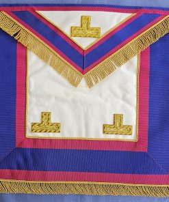 Mark Master Mason - Provincial Full Dress Apron - Levels - Leather