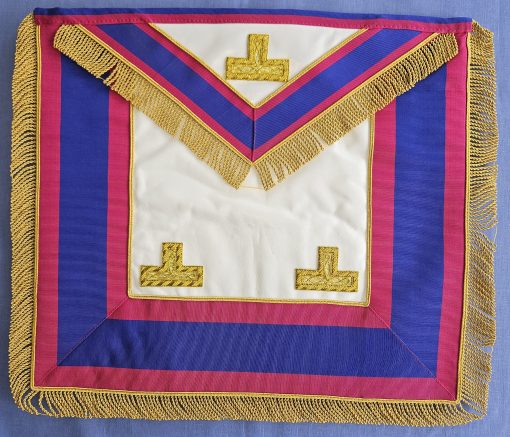 Mark Master Mason - Provincial Full Dress Apron - Levels - Leather