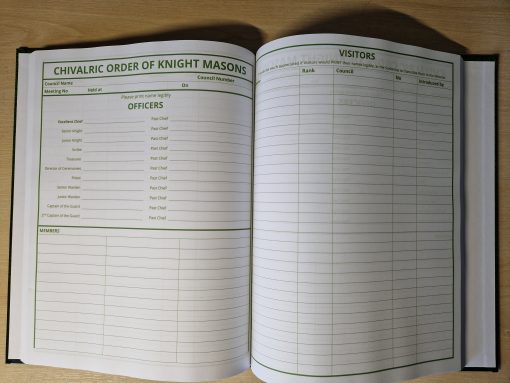 Council of Knight Masons Attendance Register - Image 2