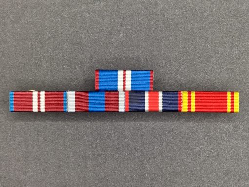 Golden, Diamond, Platinum Jubilee, CIIIR Coronation & Fire Service Long Service Ribbon Bar