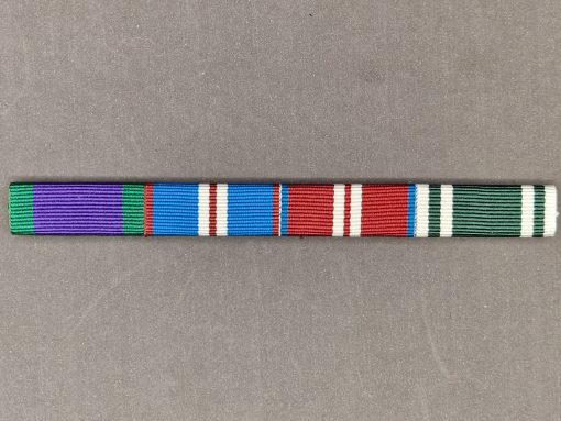 General Service (1962 - 2007) Golden, Diamond Jubilee & Ambulance Long Service Ribbon Bar