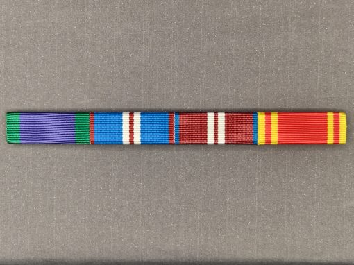 General Service (1962 - 2007) Golden, Diamond Jubilee & Fire Long Service Ribbon Bar