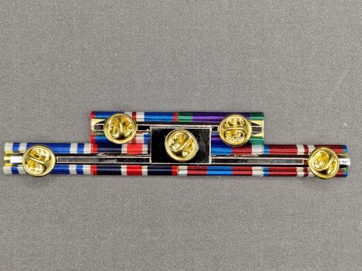 General Service (1962 - 2007) Golden, Diamond, Platinum Jubilee, CIIIR Coronation & Police Service Long Service Ribbon Bar - Image 2