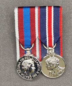 Miniature Medals - Platinum Jubilee & CIIIR Medal - Court Mounted