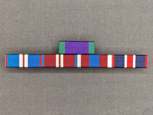 General Service, Golden, Diamond, Platinum Jubilee & CIIIR Coronation Ribbon Bar