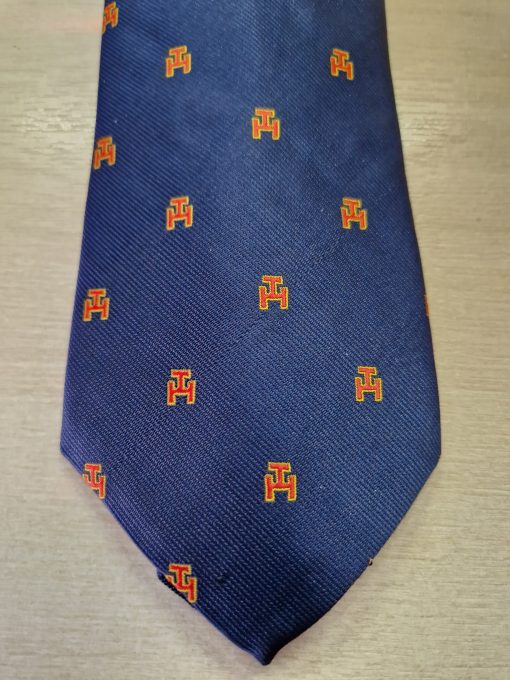 Royal Arch Tie - Royal Blue with Red Tau Design