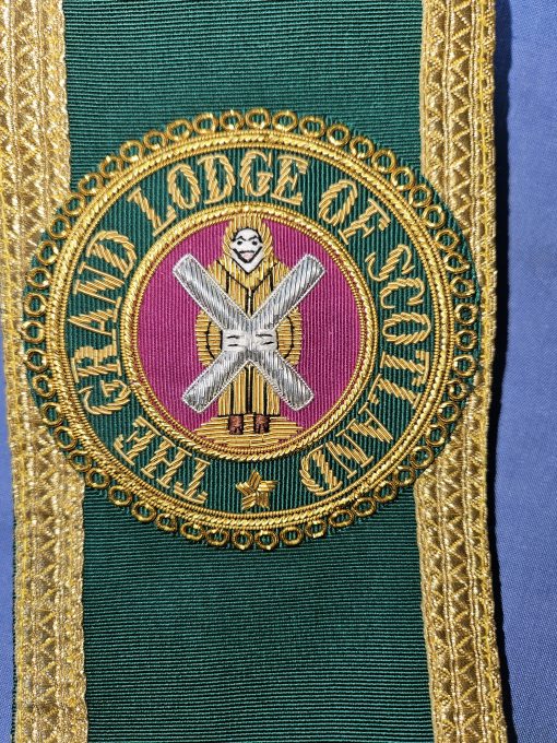 Grand Lodge of Scotland - Grand Office Bearer Sash