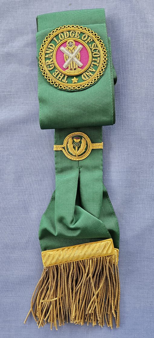 Grand Lodge of Scotland - Grand Rank Honorary Sash