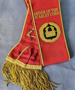 Order of the Scarlet Cord - Grand Officers Sash
