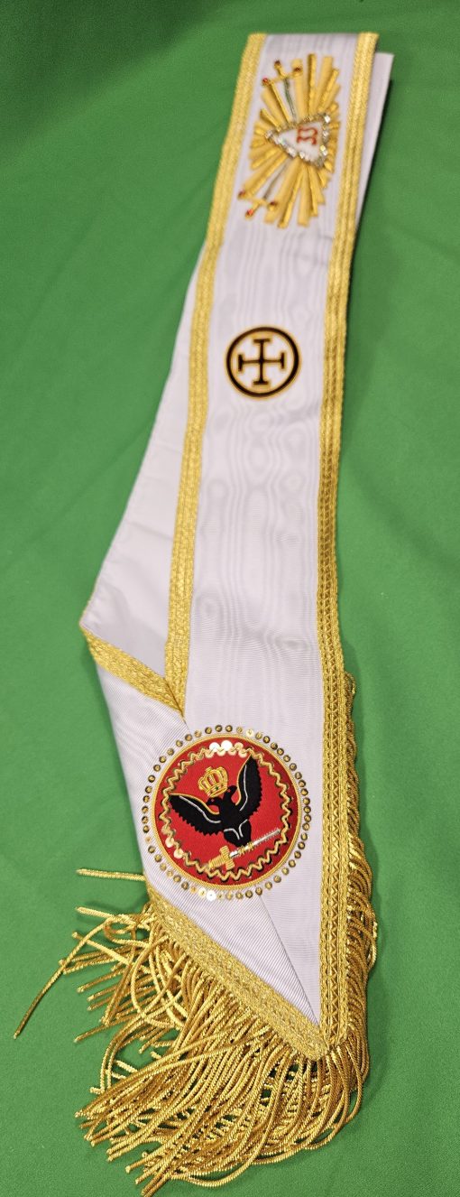 A&ASR - 33rd Degree Honorary Member of Supreme Council Sash / Baldrick