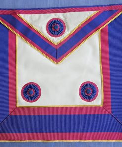 Mark Master Mason - Provincial Undress Apron Rosettes - Leather
