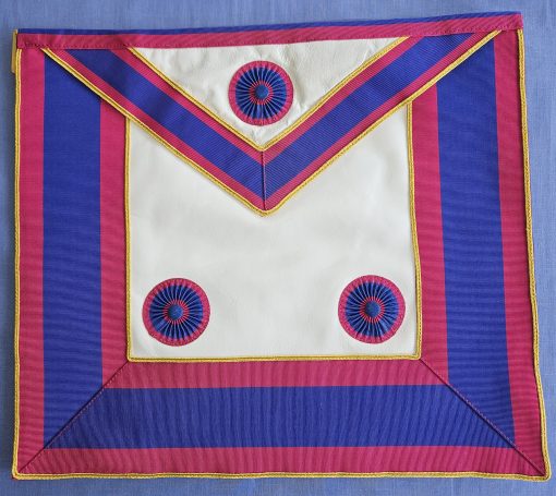 Mark Master Mason - Provincial Undress Apron Rosettes - Leather