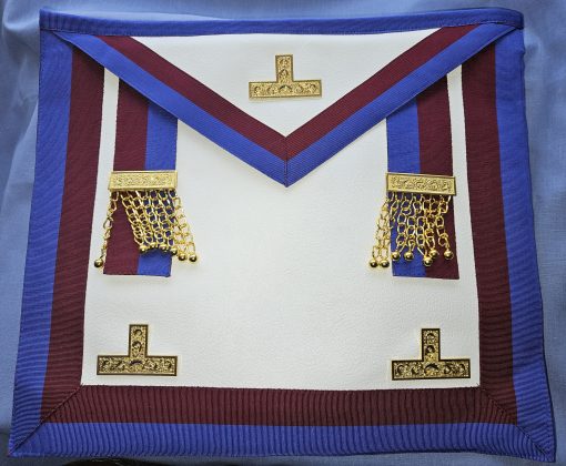 Worshipful Master / Past Master Apron - Leather (Armenia)