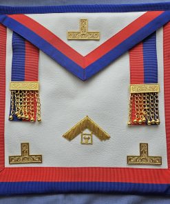 Worshipful Master / Past Master Apron - Leather (Armenia) Embroidered